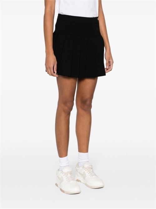 Skirt with logo PALM ANGELS | PWCC070S24FAB0011010